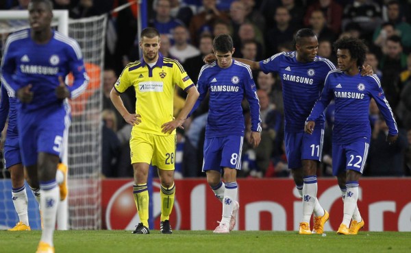 El Chelsea no tuvo piedad con el Maribor esloveno