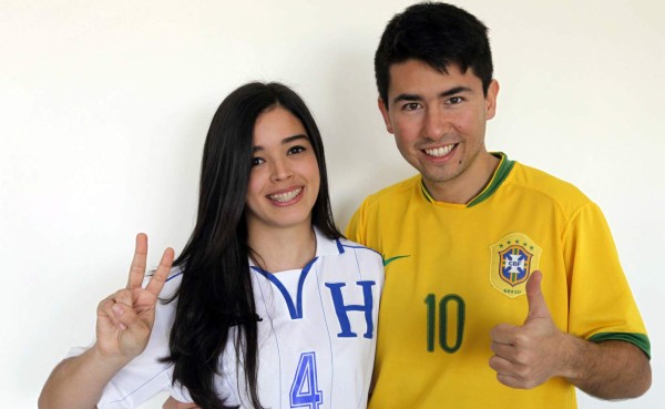 Victoria y Thiago esperan con ansias a Honduras en Sao Paulo