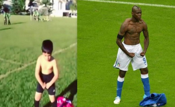 El pequeño 'Balotelli' que arrasa en la redes sociales