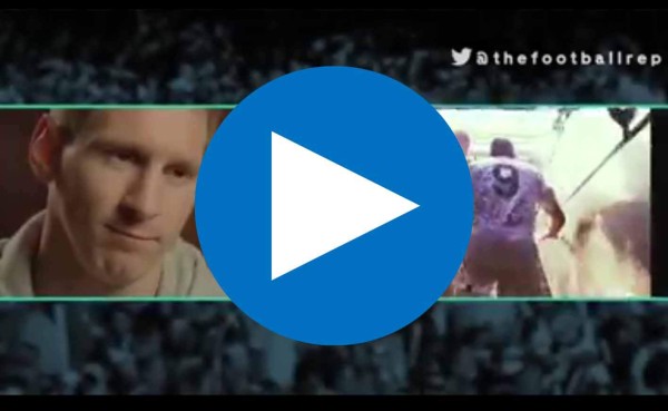 VIDEO: La increíble reacción en parodia de Messi al ver la película de Cristiano