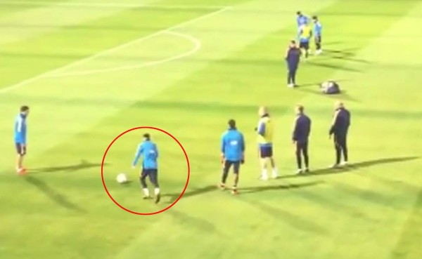 VIDEO: El increíble gol que hace Messi en un entrenamiento en Japón
