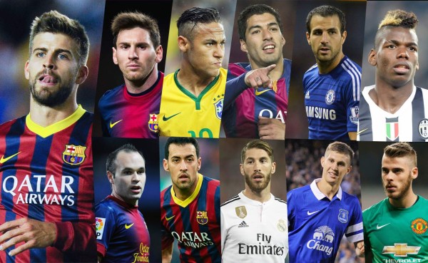 El ''once ideal'', según Piqué