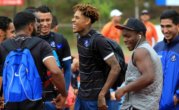 'Escorpión' Ruiz puso el ambiente en el entrenamiento de Motagua