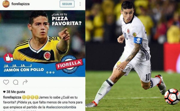 La cruel burla de una pizería por la tartamudez de James Rodríguez