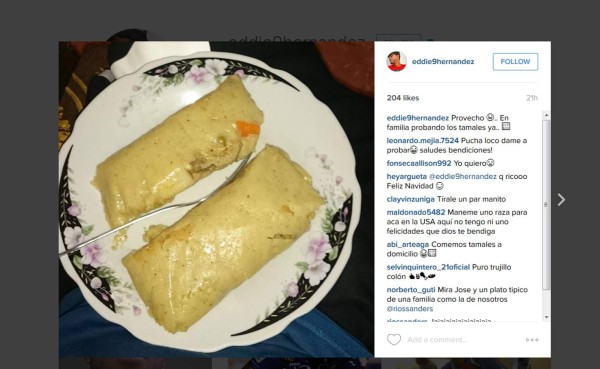 Entre tamales, cohetes y luces, así fue la Navidad de los futbolistas hondureños