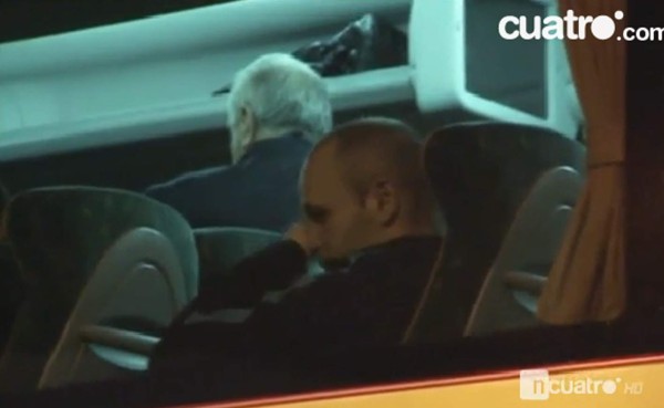 Andrés Iniesta lloró en el autobús la eliminación del Barcelona