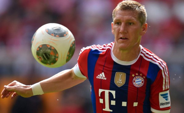 Schweinsteiger sufre lesión de ligamentos y será baja para el Bayern Munich