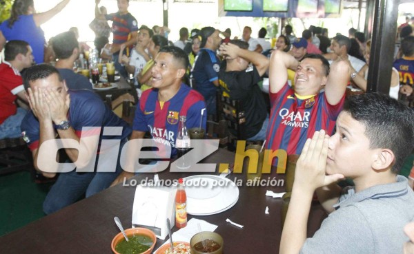 Honduras vivió a lo grande el clásico Barcelona vs Real Madrid