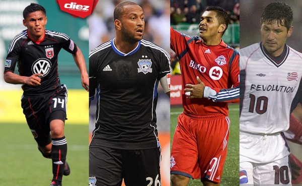 Los hondureños que más jugaron en el fútbol de la MLS