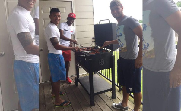 Boniek, Alex y Garrido disfrutaron juntos el título del Olimpia