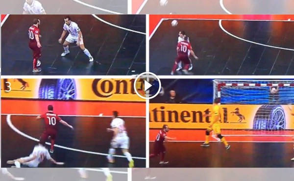 VIDEO: Ricardinho, de Portugal, impresiona al mundo un golazo en futsal