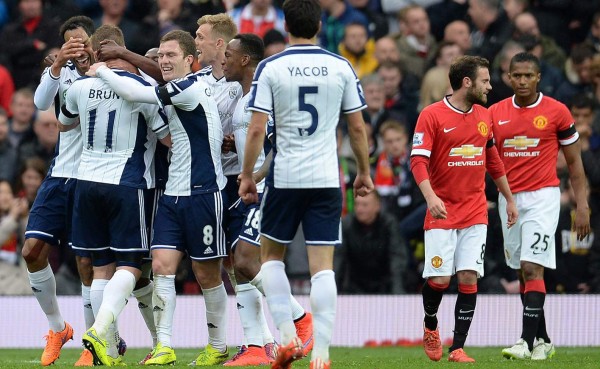 West Bromwich le propina tercera derrota al hilo a Manchester United
