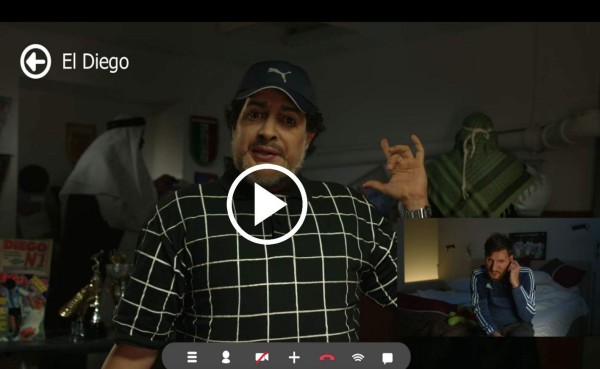 VIDEO PARODIA: Maradona despierta a Messi para motivarlo
