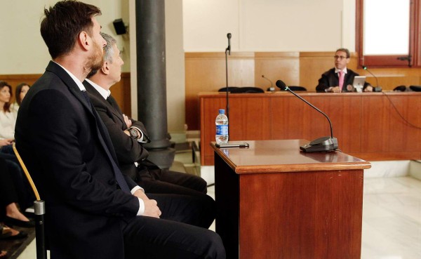 Las 10 preguntas que respondió Messi en el banquillo de los acusados