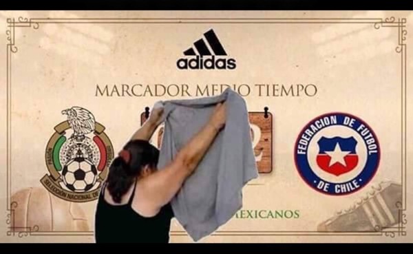 Los memes que dejó la aplastante derrota e México ante Chile