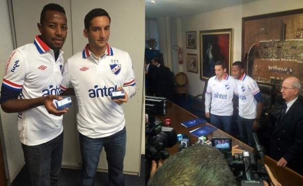 Velásquez Colón fue presentado en el Nacional de Uruguay