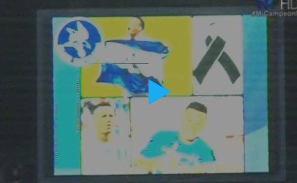 VIDEO: Impresionante homenaje a Arnold Peralta estremece la final en Honduras