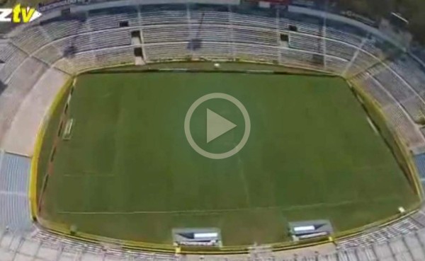 Video: Así luce el Cuscatlán a pocas horas del duelo El Salvador-Honduras