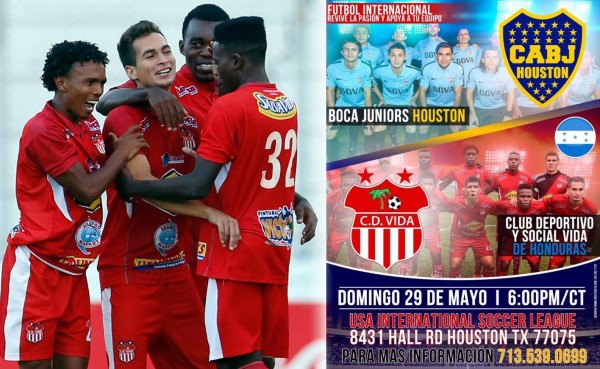 Vida se fogueará ante el Boca Juniors de Houston en Estados Unidos