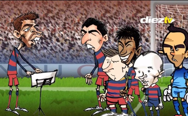 Las burlas de Gerard Piqué al Real Madrid llegan a los Diez Comics