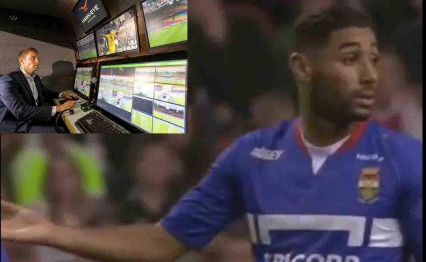 Histórico: Primer jugador expulsado luego de ver repetición en video