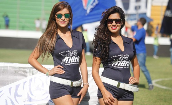 La belleza que adornó el clásico Motagua-Olimpia