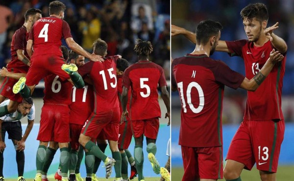 Lo que nadie vio en las camisetas de la selección Sub23 de Portugal