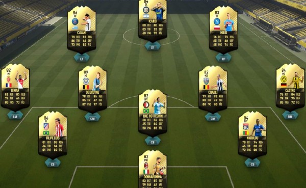 Este es el primer once titular de Ultimate Team en FIFA 17.