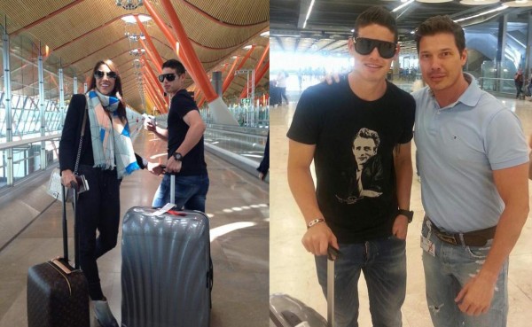 VIDEO: James Rodríguez revolucionó aeropuerto de Madrid