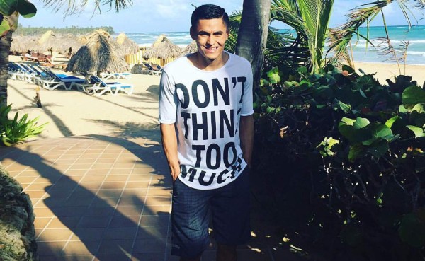 Andy Najar pasa sus vacaciones de fin de año en Punta Cana