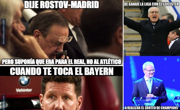 ¡Los imperdibles memes del sorteo de la Champions League!