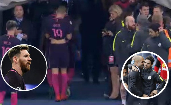 Así fue la bronca de Messi con Arteta en los vestuarios del Manchester City
