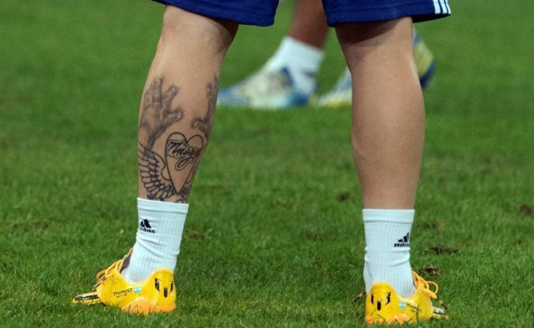 Messi se vuelve a tatuar en honor a su hijo Thiago