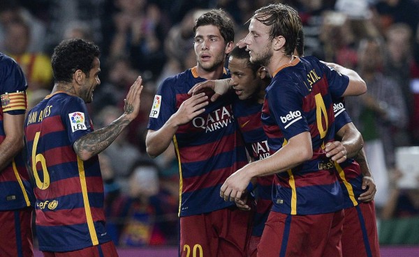 Barcelona golea al Rayo Vallecano con un póker de Neymar