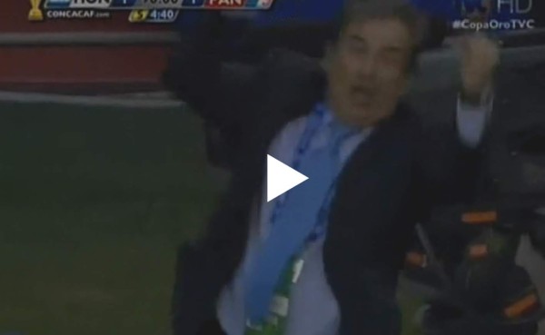 Las celebraciones frustradas de Pinto en goles anulados a Honduras