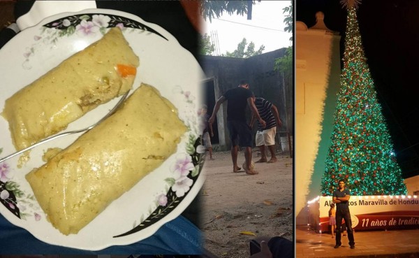 Entre tamales, cohetes y luces, así fue la Navidad de los futbolistas hondureños