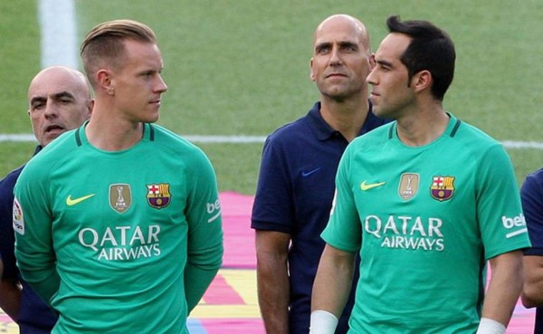 Así fue la relación entre Ter Stegen y Claudio Bravo en el Barcelona&nbsp;