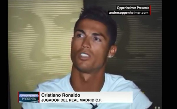 VIDEO: Cristiano se molesta con periodista y abandona entrevista