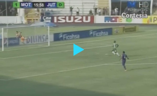 VIDEO: Tremendo golazo que marcó Lucas Gómez a Juticalpa FC