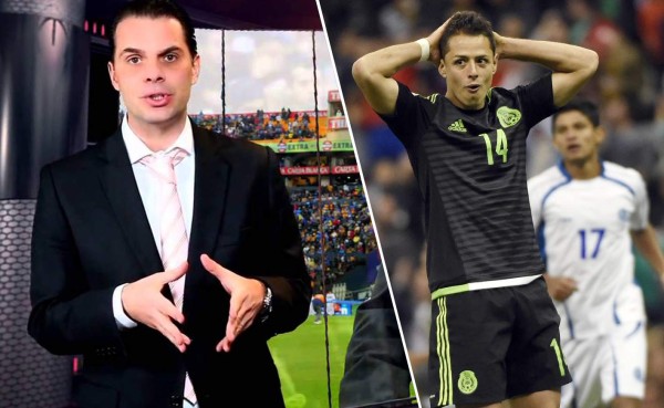 Christian Martinoli despedaza al Chicharito tras fallas ante El Salvador