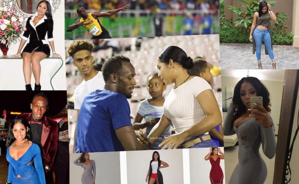 La despampanante Kasi Bennett, novia de Usain Bolt que lo alienta en todo momento
