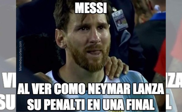 Neymar es campeón con Brasil y los memes de burlan de Messi&nbsp;&nbsp;