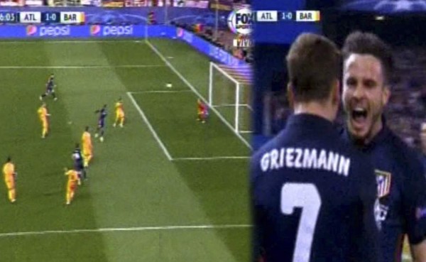 Cabezazo letal de Griezmann, inatajable para Ter Stegen