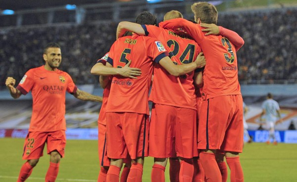 Barcelona ganó sufriendo al Celta de Vigo pero sigue a cuatro del Madrid