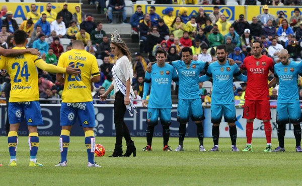 La reina que cautivó a los jugadores del Barcelona antes del duelo ante Las Palmas