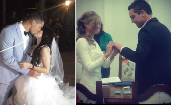 Jugadores de Motagua contrajeron matrimonio con sus parejas