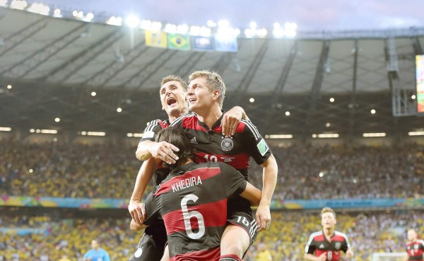 Alemania le receta paliza de Mundial a Brasil