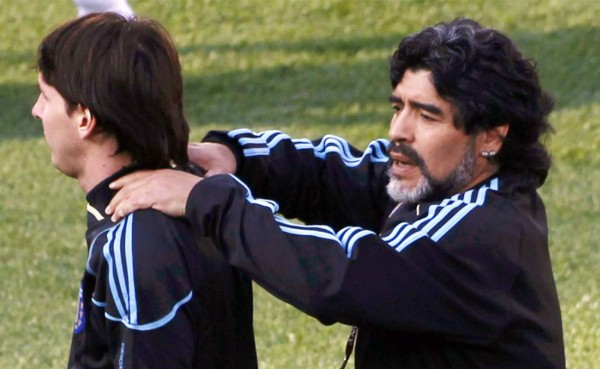 Diego Maradona: 'No sé si lo de Messi fue un poco un montaje'