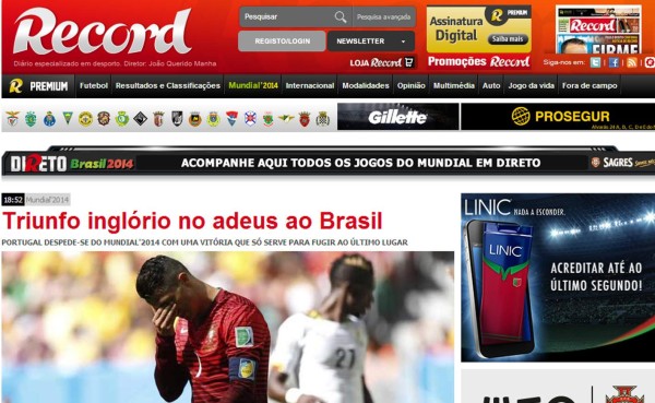 Prensa portuguesa escribe la crónica de una marcha anunciada