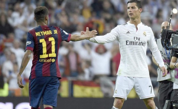Cristiano felicitó a Neymar vía WhatsApp por el título de Liga